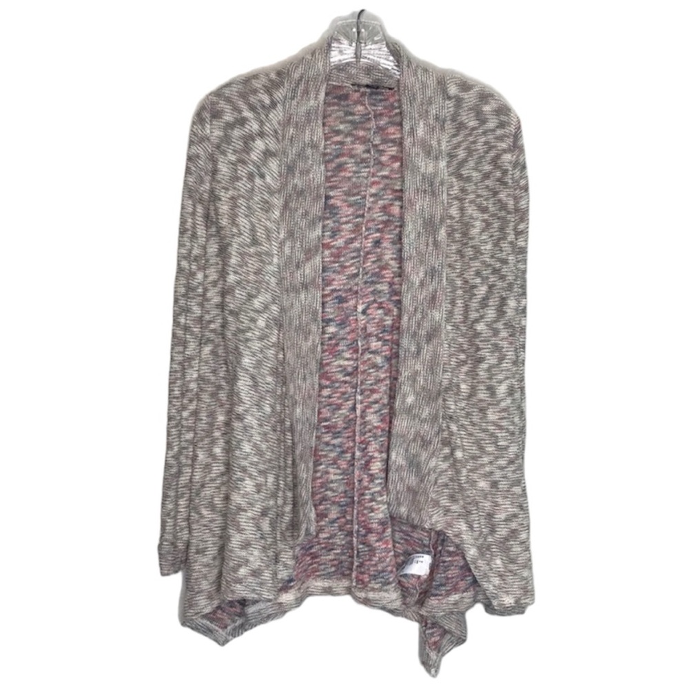 AMERICAN EAGLE AEO pink multi knit open front cardigan size XS